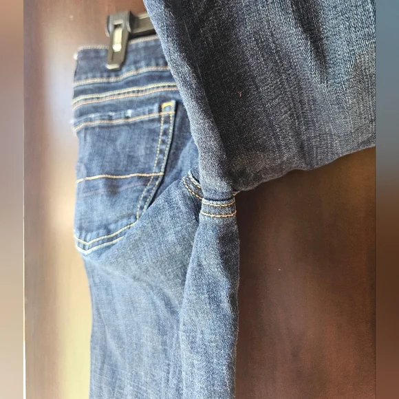 American Eagle Artistic Crop Blue Denim Jeans - Picture 8 of 9